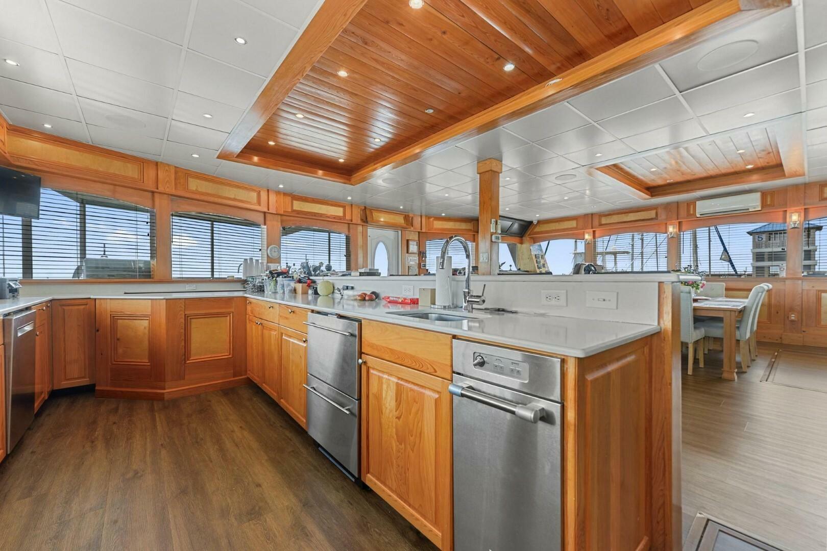 Avenger 80 Custom Catamaran Interior