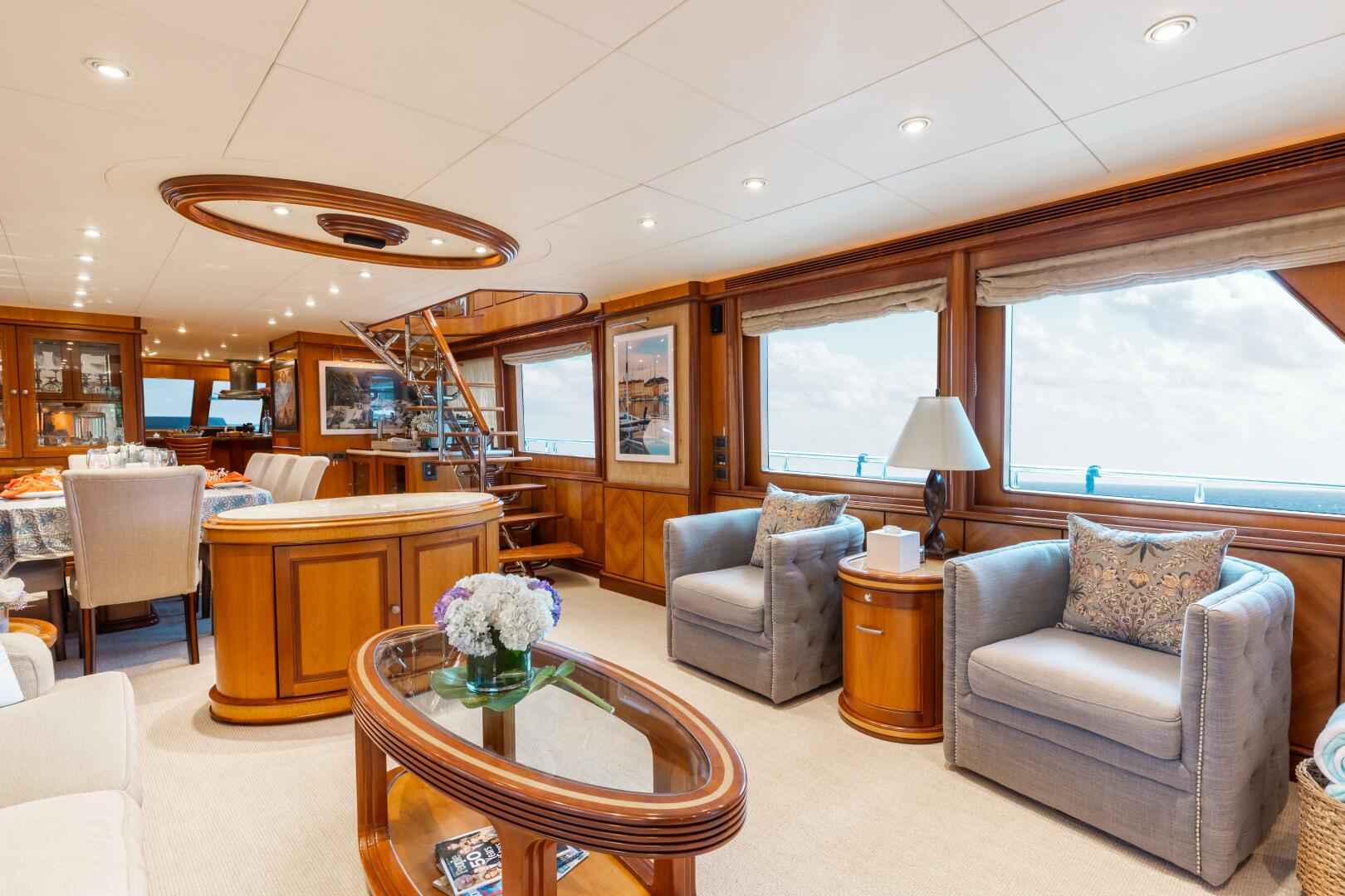 President Yachts 87 Tri-Deck Interior