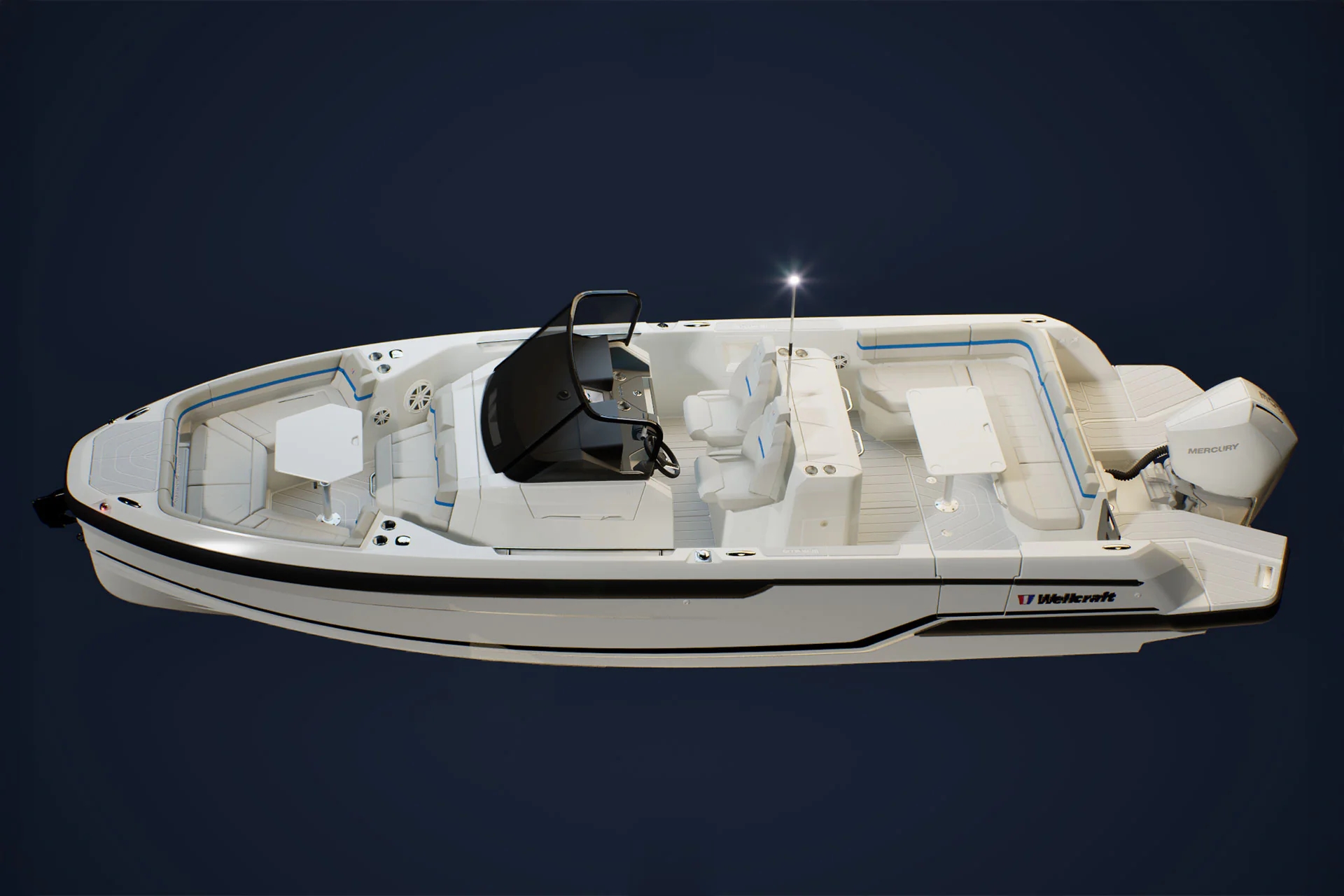 Extérieur du Wellcraft 28 Speedster