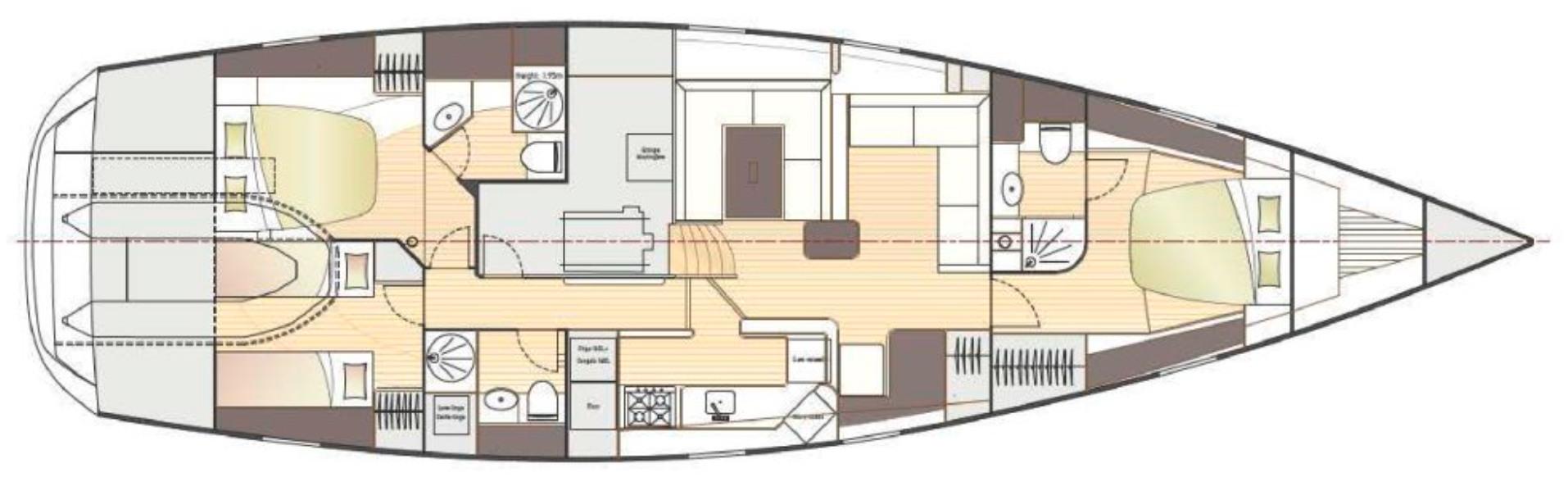3-Cabin Layout