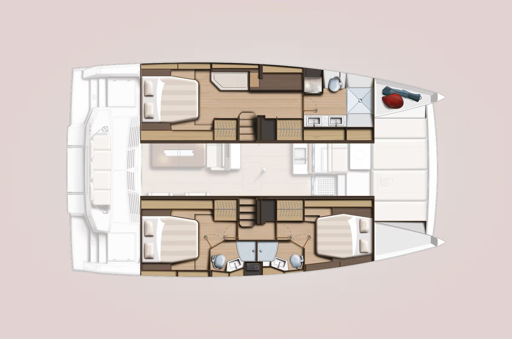3-Cabin Layout