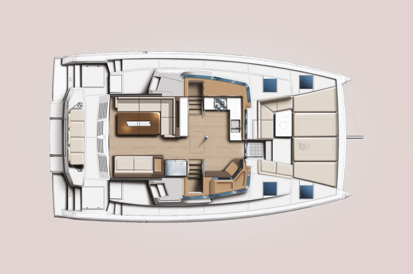 3-Cabin Layout