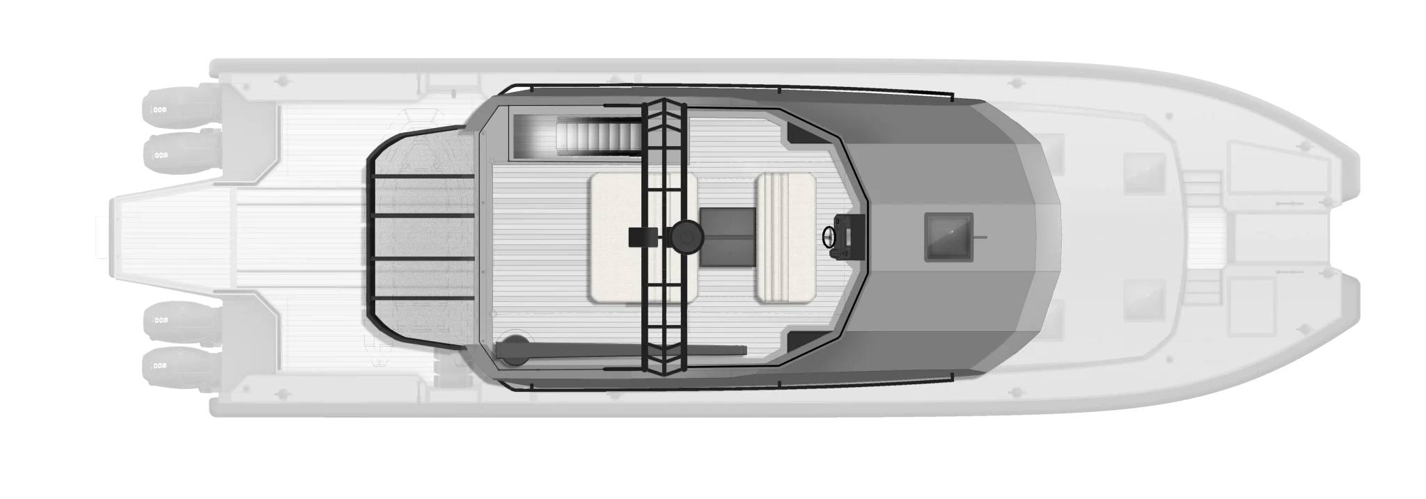 3-Cabin Layout With Split Master (Explorer)